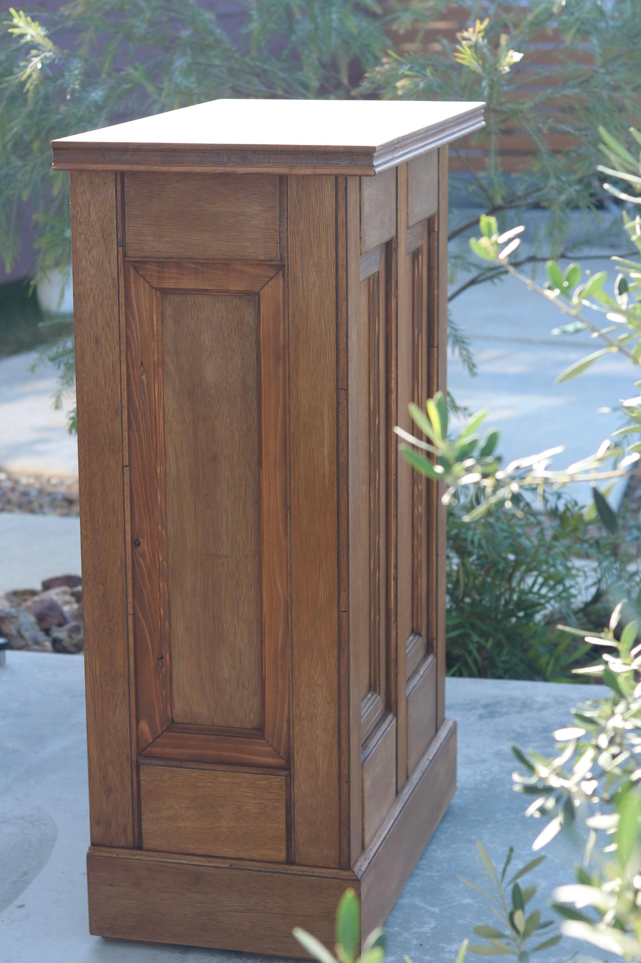 アンティークカウンター レジ台 キャッシャー バーカウンター 受付 サイドテーブル ディスプレイ 店舗什器 | 4枚目